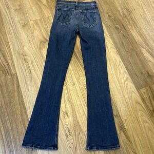 MOTHER High-Rise Dark Blue Flared Jeans